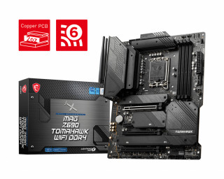 MSI MAG Z690 Tomahawk WIFI DDR4 Alaplap (7D32-002R) PC