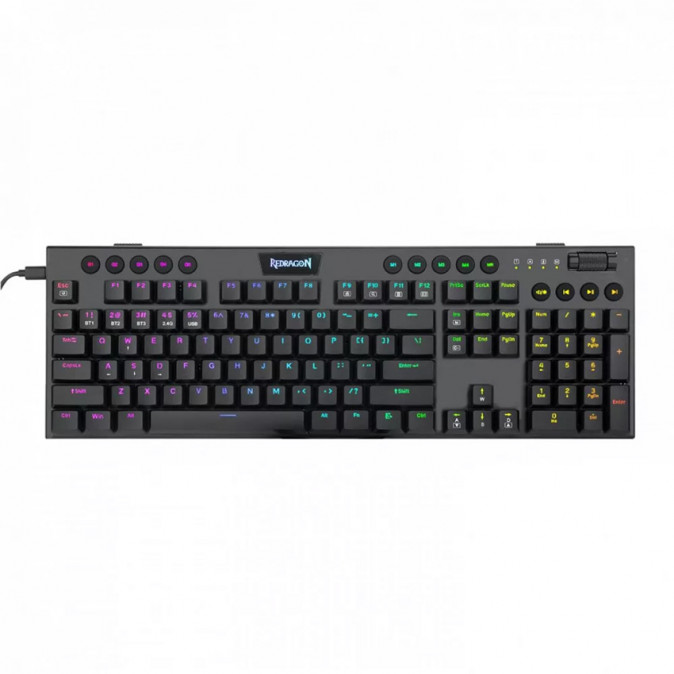 Redragon Horus RGB Mechanikus Red Switch gaming billentyűzet (K618-RGB_RED_HU) PC
