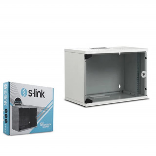 S-Link 4U 19" fali rackszekrény - Világosszürke (34385) PC