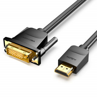 Vention HDMI - DVI átalakító kábel 1,5m - Fekete (ABFBG) PC