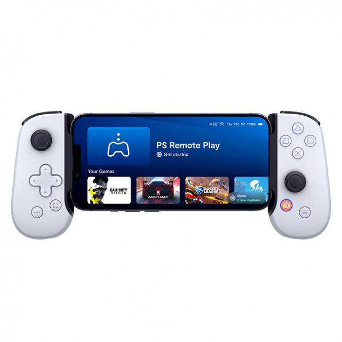 Backbone One - PlayStation mobil gaming kontroller - lightning csatlakozó (BB-02-W-S) Mobil