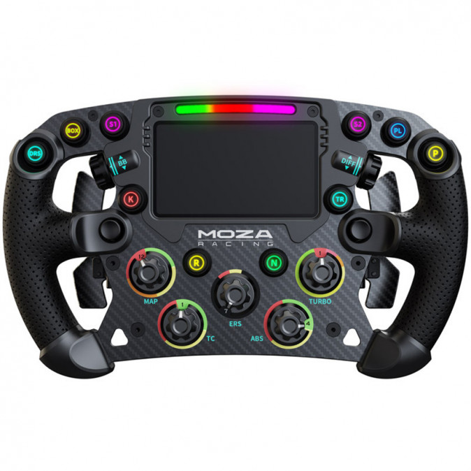 Moza Racing - MOZA FSR Kormánykerék - Dual Clutch, RGB, 4,3 inch kijelző, 280mm (RS21) PC