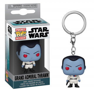 Funko Pocket Pop! Star Wars: Ahsoka S2 - Grand Admiral Thrawn Vinyl Figura kulcstartó Ajándéktárgyak