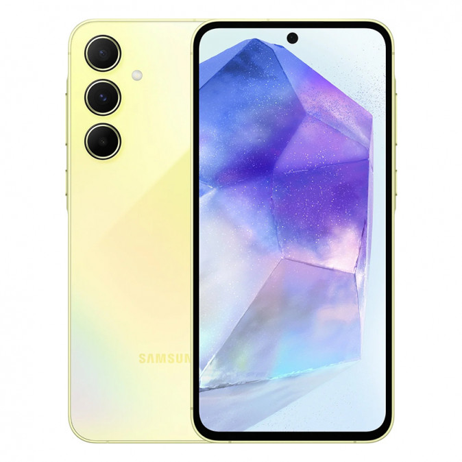 Samsung Galaxy A55 5G 8GB / 128GB - Sárga (SM-A556BZYAEUE_HU) Mobil