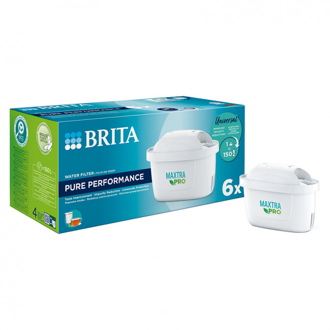 6 db-os Brita Maxtra PRO Pure Performance szűrőkészlet Otthon