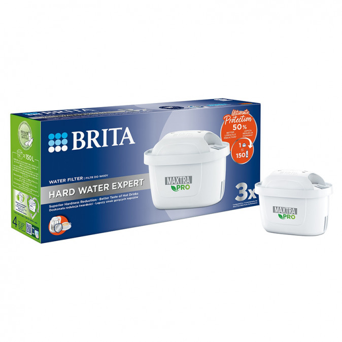 3 darabos BRITA MAXTRA PRO Hard Water Expert szűrőkészlet Otthon