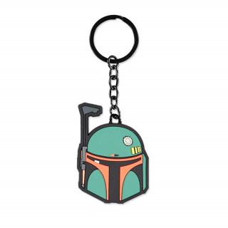 The Mandalorian - Boba Fett Helmet gumi kulcstartó (609903) Ajándéktárgyak