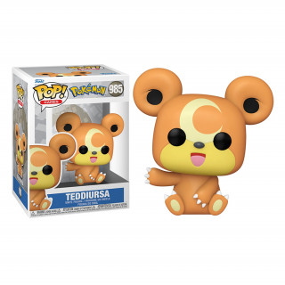 Funko Pop! #985 Games: Pokemon - Teddiursa Vinyl Figura Ajándéktárgyak