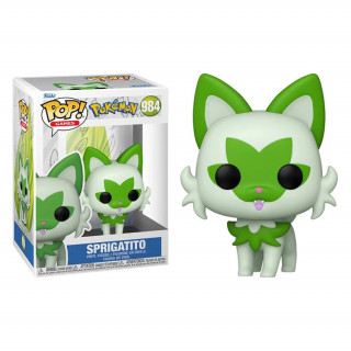 Funko Pop! #984 Games: Pokemon - Sprigatito Vinyl Figura Ajándéktárgyak