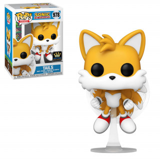 Funko Pop! #978 Games: Sonic The Hedgehog - Tails (Flying) (Flocked) (Specialty Series) Vinyl Figura Ajándéktárgyak