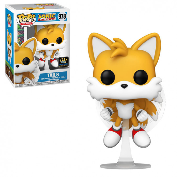 Funko Pop! #978 Games: Sonic The Hedgehog - Tails (Flying) (Flocked) (Specialty Series) Vinyl Figura Ajándéktárgyak