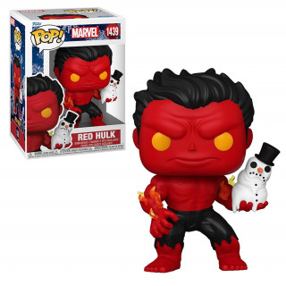 Funko Pop! #1439 Marvel: Holiday – Red Hulk Bobble-Head Vinyl Figura Ajándéktárgyak