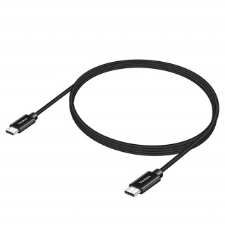 YENKEE YCU C103 BK Adat-, és töltő kábel - USB C - USB C Mobil