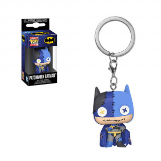 Funko Pocket Pop! DC Patchwork - Batman Vinyl Figura kulcstartó Ajándéktárgyak