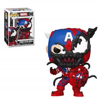 Funko Pop! #1436 Marvel: Carnageized - Carnage Captain America Vinyl Figura Ajándéktárgyak