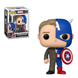 Funko Pop! #1431 Marvel: Split - Steve Rogers/Captain America Vinyl Figura Ajándéktárgyak