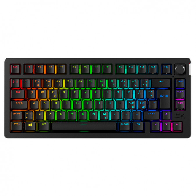 HP HYPERX Alloy Rise 75 vezetékes mechanikus gaming billentyűzet - Red Switch - US kiosztás (91Y91AA) PC