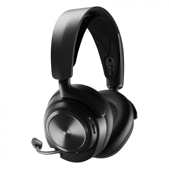 Steelseries Arctis Nova Pro PlayStation vezeték nélküli Bluetooth Gaming fejhallgató - Fekete (61522) PC