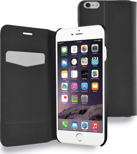 AZURI kinyitható tok ultra vékony -fekete-iPhone 6-6S 4.7col Mobil