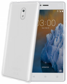 Celly Nokia 3 szilikon hátlap, Átlátszó Mobil