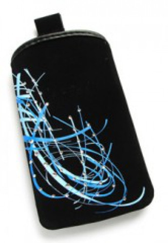 Dreim Samsung Galaxy S3 méretű textil tok, fekete Mobil