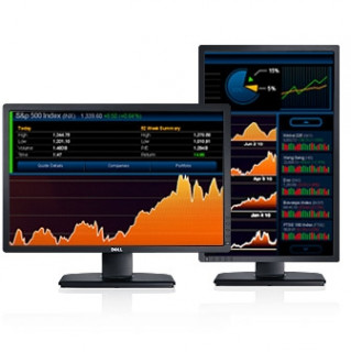 Dell U2412M 24" LED monitor VGA, DVI, DP (1920x1200) PC