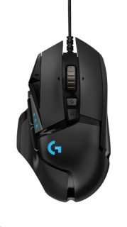 Logitech G502 Lightsync RGB Vezetékes Gaming egér, Fekete (910-005470) PC