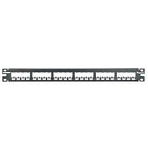 Panduit 24 portos UTP, FTP patchpanel (üres, Mini-Com modulokat fogad) PC