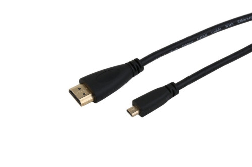 LED Sound LSMHDMI1M aranyozott 1.4 3D Micro-HDMI - HDMI kábel, 1,5 méter PC