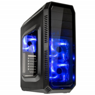 Számítógépház Kolink Refractor RGB ATX Ablakos Fekete PC