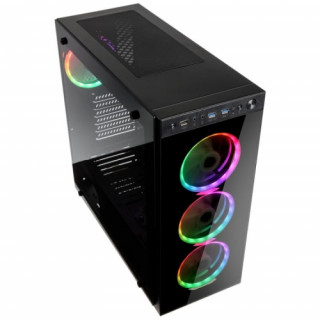 Számítógépház Kolink Horizon RGB ATX Edzett üveg Fekete PC