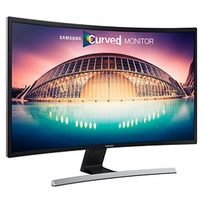 Samsung S32E590C 31.5" ívelt LED monitor (FHD, HDMI, külső táp) PC