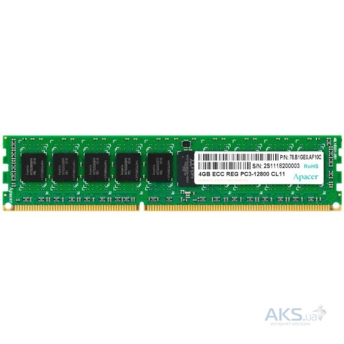 Apacer 4GB DDR3 1600MHz PC