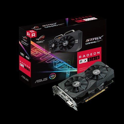 ASUS ROG-STRIX-RX560-4G-GAMING 4GB GDDR5 128 bit videokártya PC