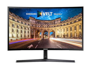 Samsung Ívelt LED 27", 16:9, VA panel, 1800R, CF390, 1920x1080, VESA 75x75, fény PC