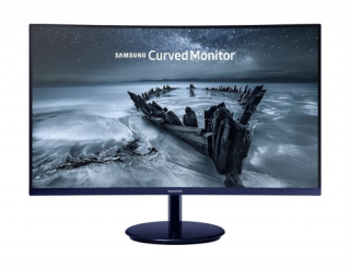 Samsung Ívelt LED 27", 16:9, VA panel, 1920x1080, fényes kék, kerek talp PC