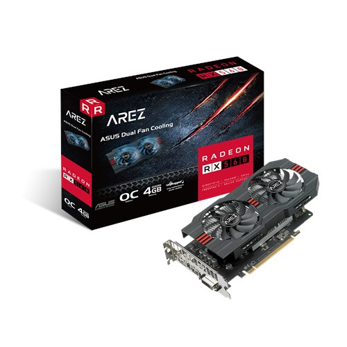 ASUS AREZ-RX560-O4G-EVO 128 bit videokártya PC