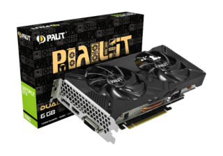 Palit GeForce GTX 1660 Dual 6GB GDDR5 videokártya PC