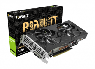 Palit GeForce GTX 1660Ti Dual 6GB GDDR6 videokártya PC