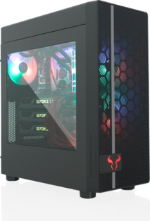 RIOTORO CR400 Compact Mid-Tower Gamer Gépház PC