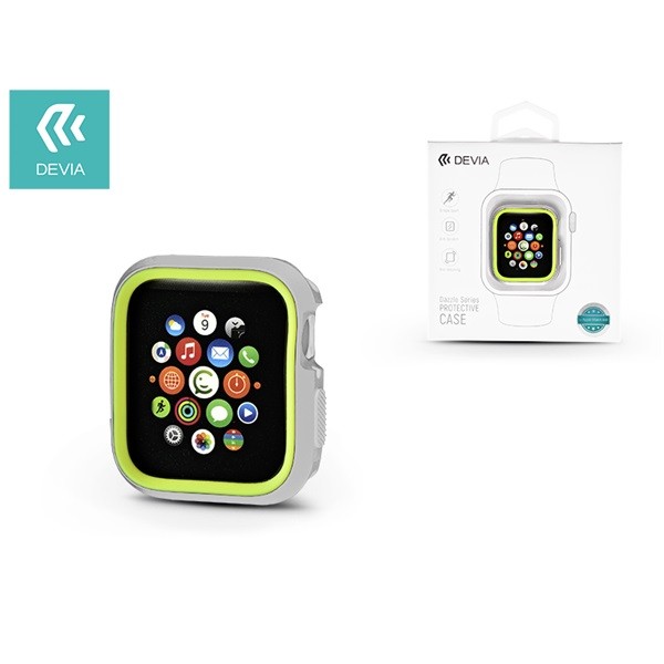 Devia ST323881 Dazzle Apple Watch 4 40m ezüst/zöld védőtok Mobil