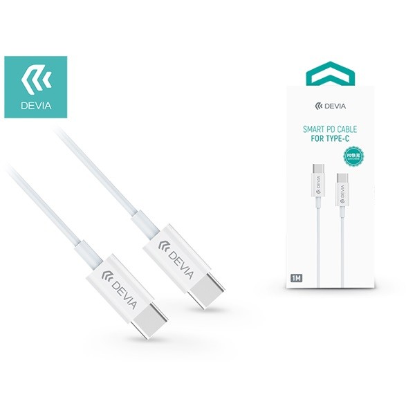 Devia ST325380 Smart PD 3A Type-C - Type-C gyorstöltő adatkábel PC