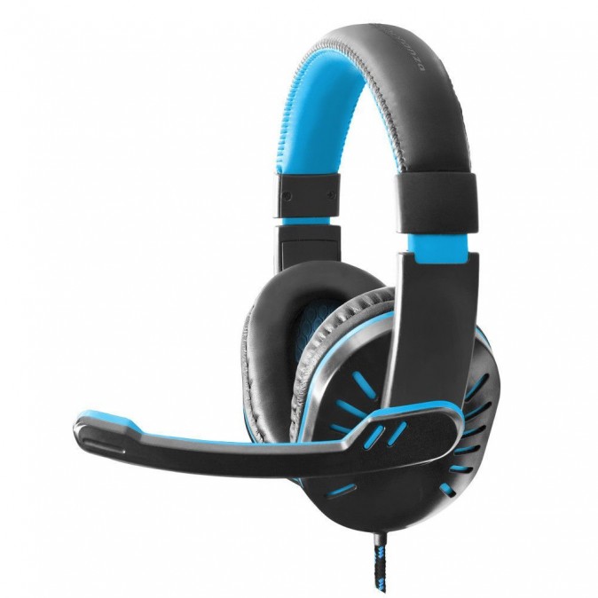 Esperanza EGH330B Crow Gaming Headset Fekete/Kék PC