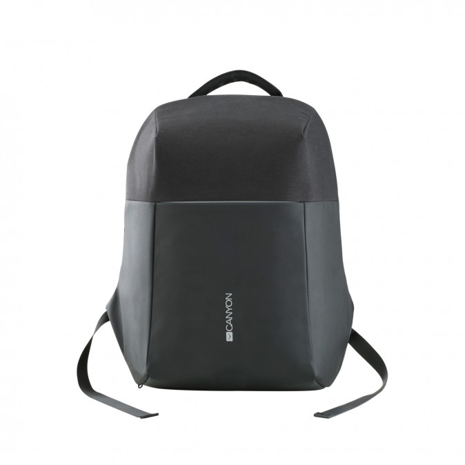 Canyon Anti-theft 17" poliészter notebook hátizsák fekete Fényképezőgépek, kamerák