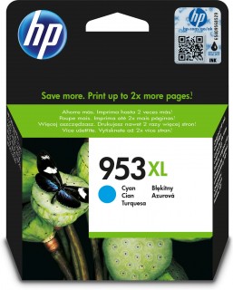 HP 953 XL (F6U16AE) - Ciánkék, nagy kapacitású PC