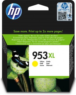 HP 953 XL (F6U18AE) - Sárga, nagy kapacitású PC