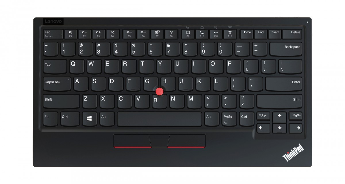 Lenovo ThinkPad Trackpoint II billentyűzet RF vezeték nélküli + Bluetooth QWERTZ Magyar Fekete PC