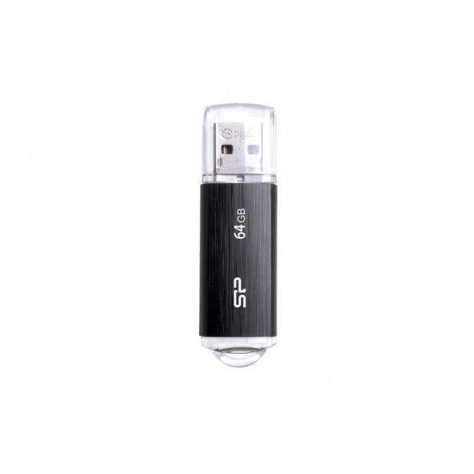 Silicon Power Ultima U02 USB flash meghajtó 64 GB USB A típus 2.0 Fekete PC