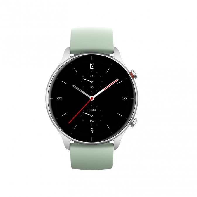 Amazfit GTR 2e 3,53 cm (1.39") 46 mm AMOLED Zöld GPS (műhold) Mobil