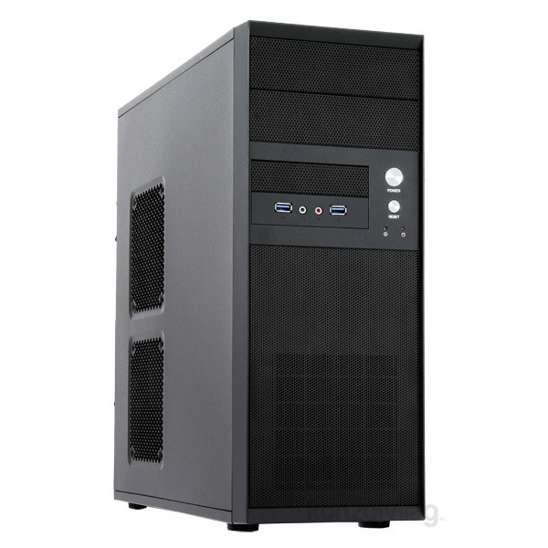 Chieftec CQ-01B-U3-OP Mesh szériás táp nélküli fekete mATX / ATX ház PC